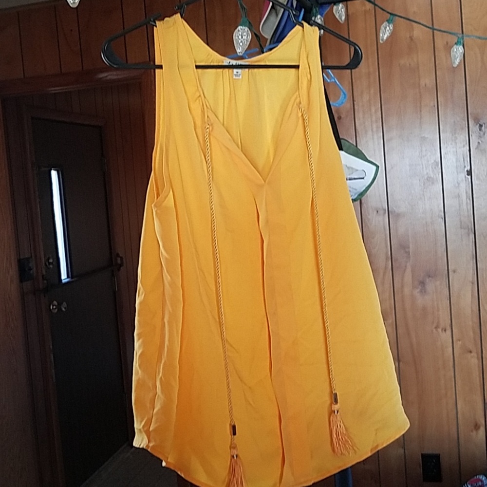 Yellow tank top